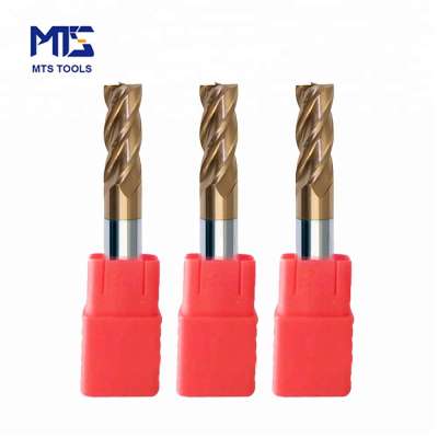 China tool Manufacturing  solid carbide steel end milling cutters application for metal